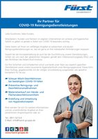 Die Fürst Sauberkeit ist Ihr Partner für COVID-19 Reinigungsdienstleistungen: Corona Desinfektion, Gebäudedesinfektion - Fürst Gruppe in Nürnberg, Bayern
